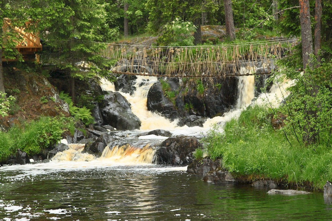 Рускеальские водопады Ахвенкоски